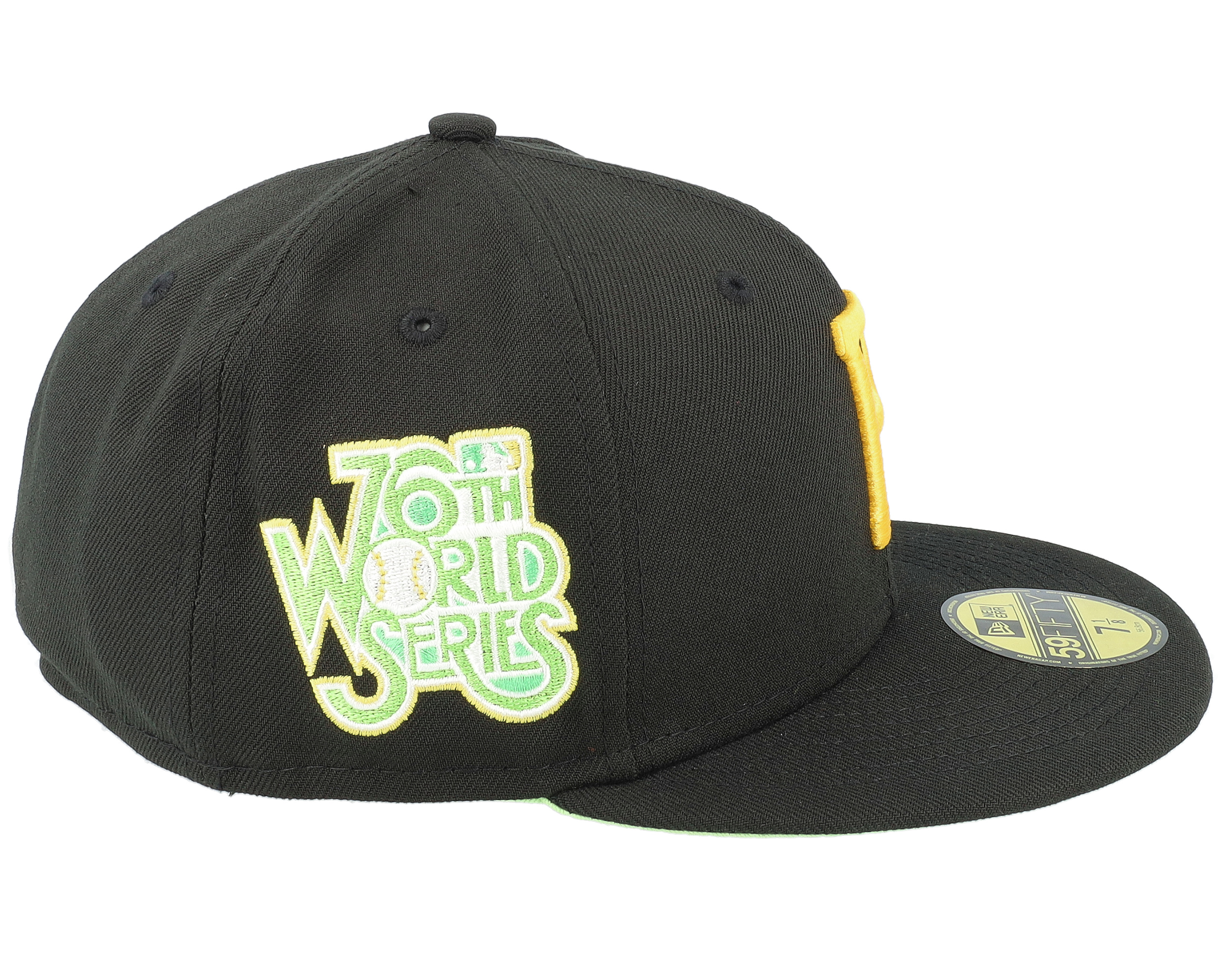 【US限定】NEW ERA 59FIFTY Pittsburgh Pirates Black CitrusPop Pittsburgh Pirates 59FIFTY Citruspop Black/Lime Fitted - New