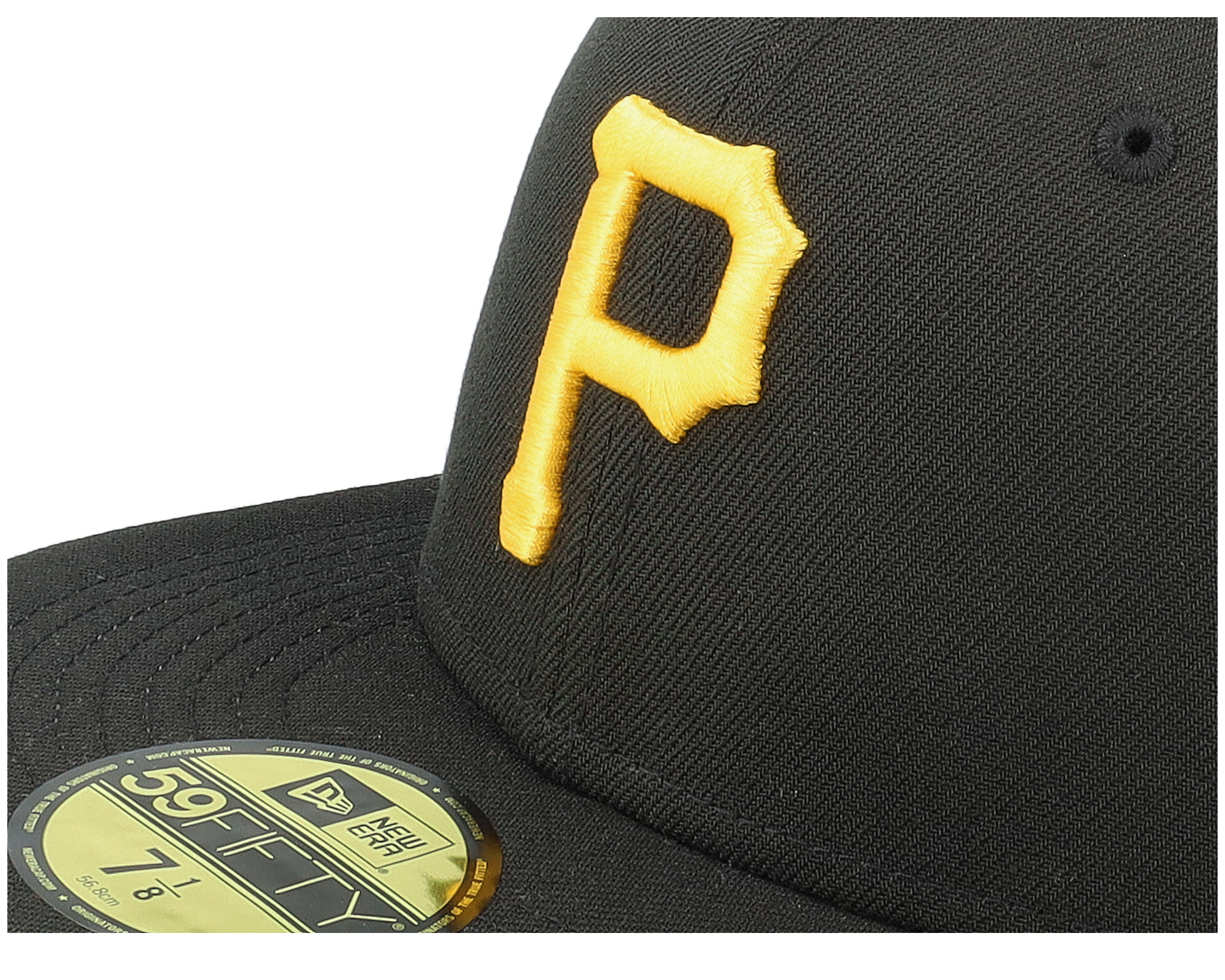 【US限定】NEW ERA 59FIFTY Pittsburgh Pirates Black CitrusPop Pittsburgh Pirates 59FIFTY Citruspop Black/Lime Fitted - New