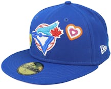 Toronto Blue Jays 59FIFTY Chainstitchheart Royal Fitted - New Era