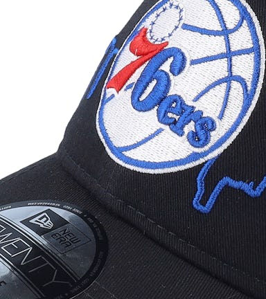 Philadelphia 76ers 9TWENTY NBA Tip Off 22 Black Dad Cap - New Era