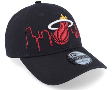 Miami Heat 9TWENTY NBA Tip Off 22 Black Dad Cap - New Era