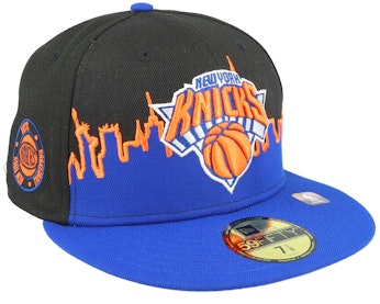New York Knicks 59FIFTY NBA Tip Off 22 Black/Royal Fitted