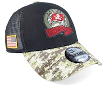 Tampa Bay Buccaneers M 9FORTY NFL Salute To Service 22 Black/Camo Trucker - New Era
