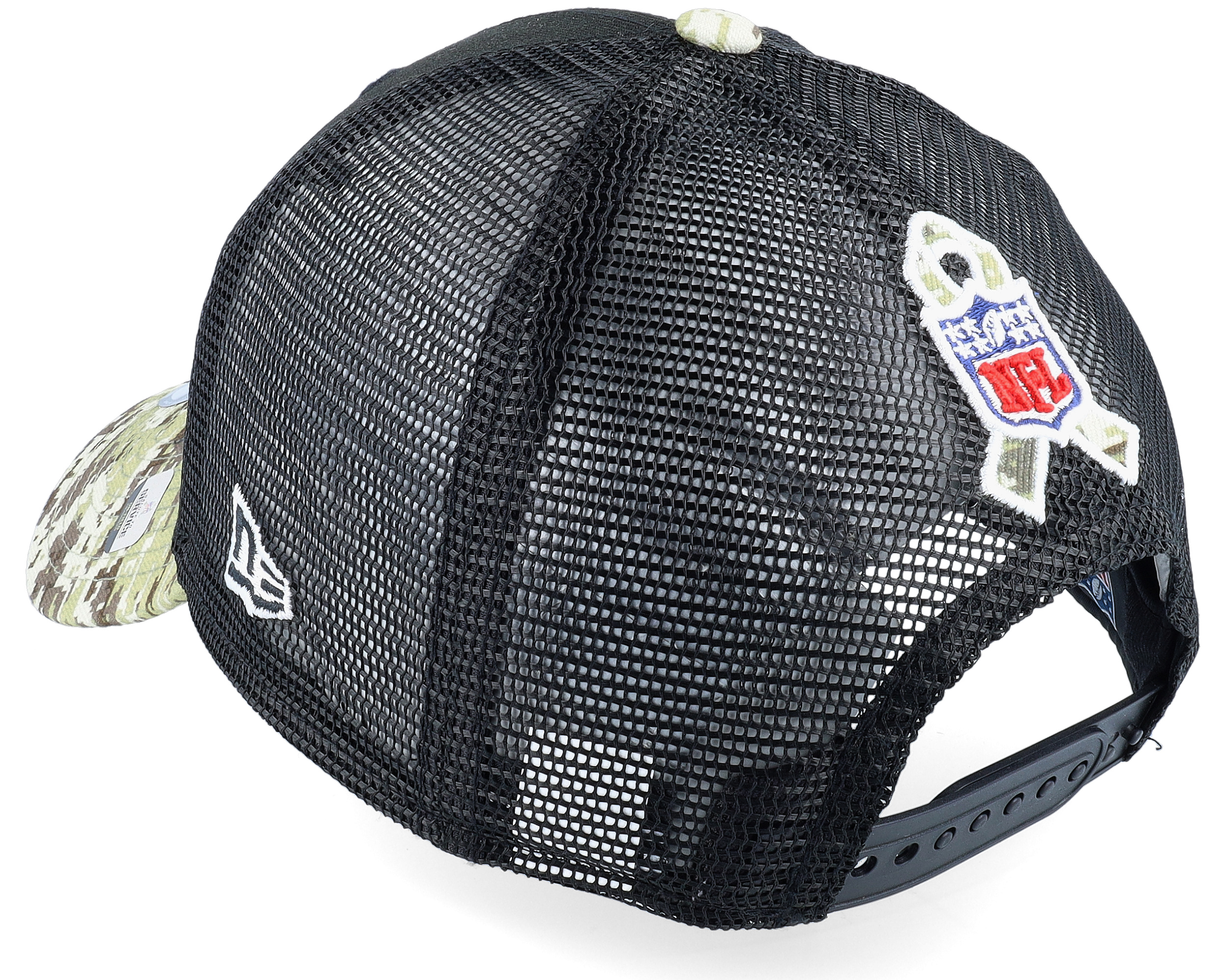 Detroit Lions M 9FORTY NFL Salute To Service 22 Black/Camo Trucker - New Era  棒球帽| Hatstore.com