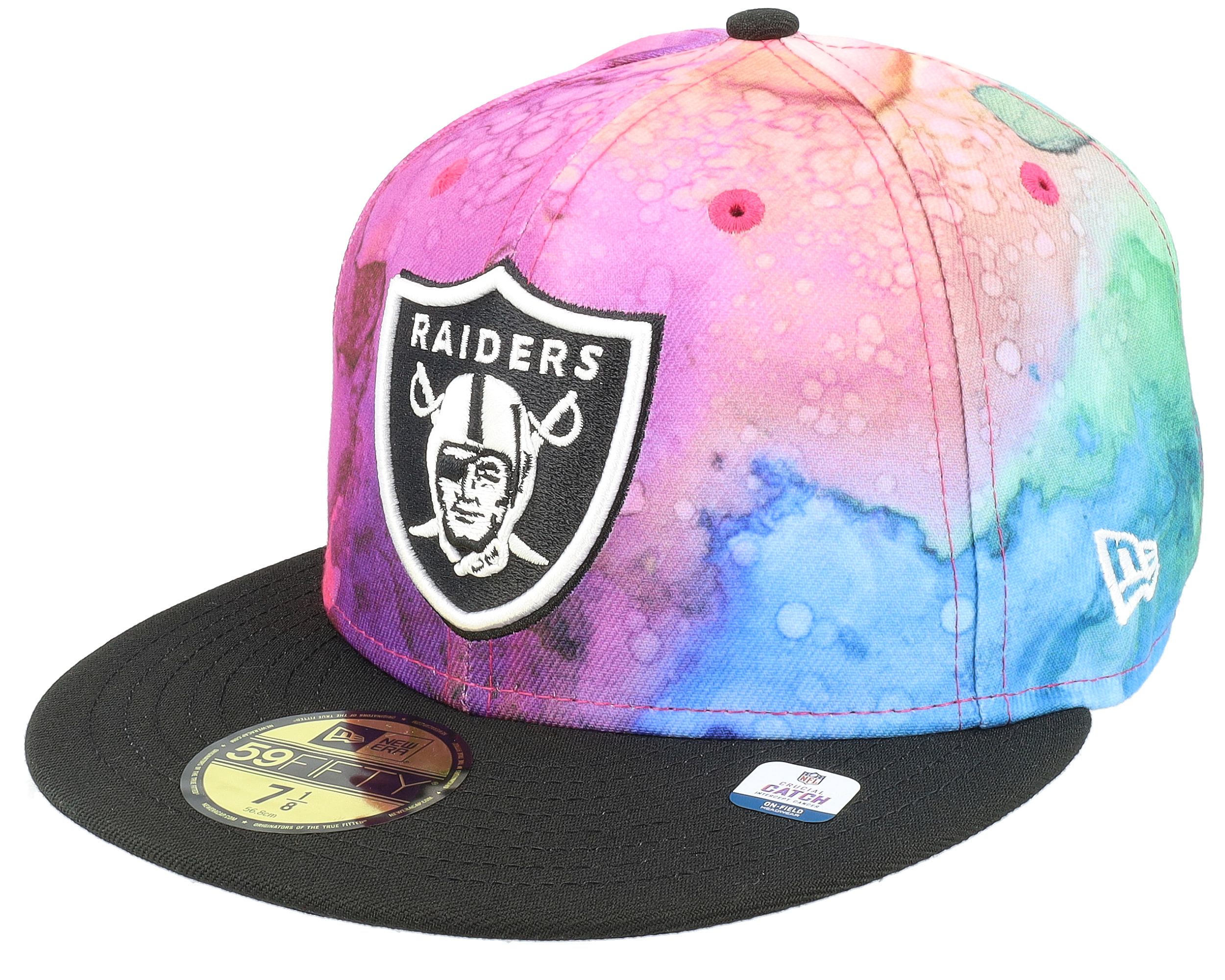 Las Vegas Raiders 59FIFTY NFL Crucial Catch 22 Multi Fitted - New Era cap