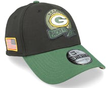 Green Bay Packers M 39THIRTY NFL Salute To Service 22 Black/Green Flexfit - New Era