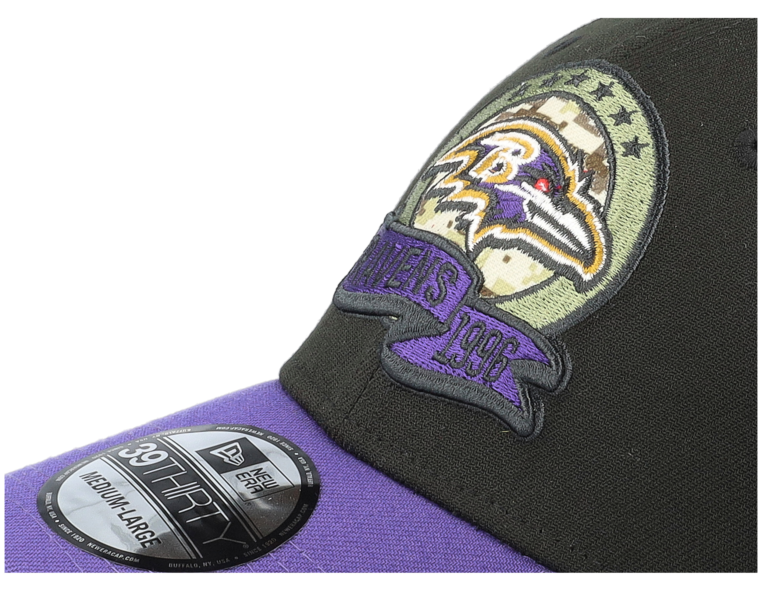 Baltimore Ravens M 3930 NFL Salute To Service 22 Black/Purple Flexfit - New  Era キャップ、 | Hatstore.com