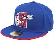 Chicago White Sox Team Colour Split 59FIFTY Royal Fitted