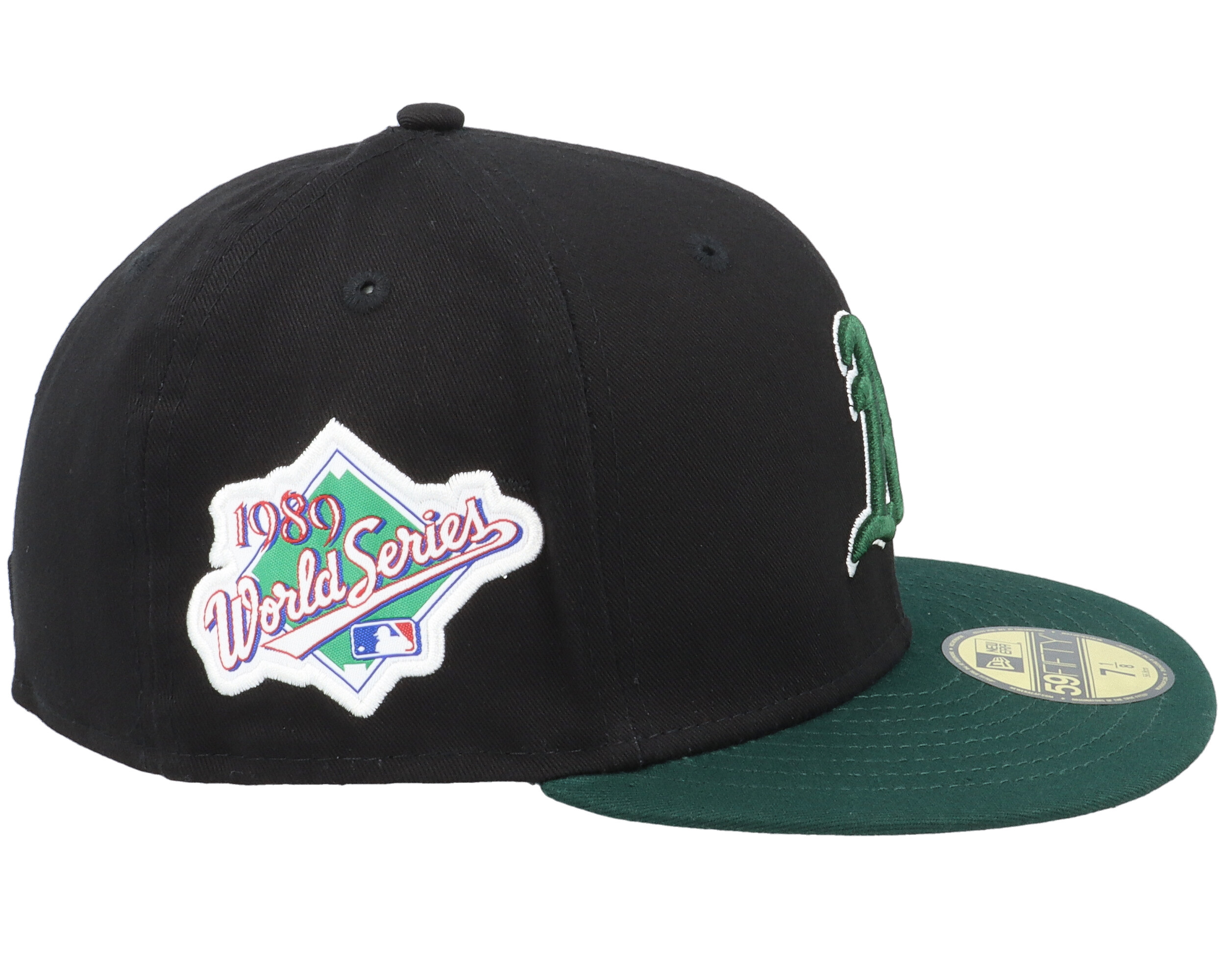 【海外限定】New Era 59FIFTY Oakland Athletics Black/Green New Era 59Fifty Fitted Cap: Oakland Athletics [Traditional