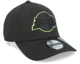 Los Angeles Lakers Neon Pack 2 9FORTY Black Adjustable - New Era