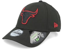 Chicago Bulls Neon Pack 2 9FORTY Black Adjustable - New Era