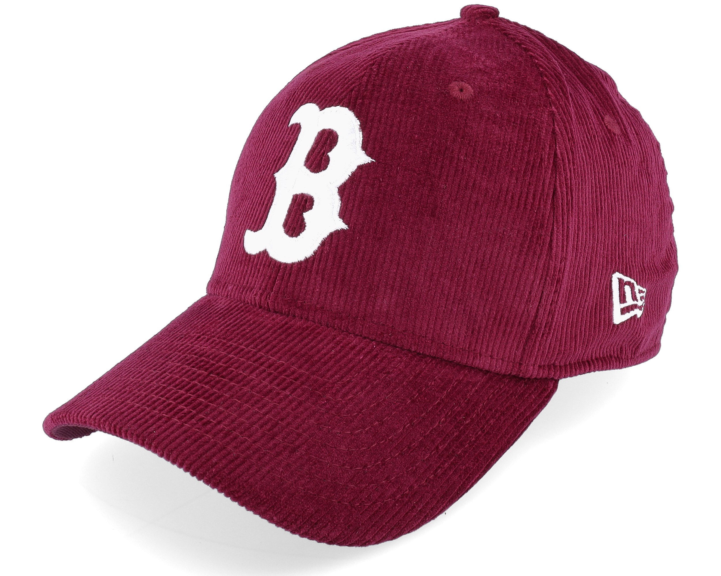 Boston Red Sox Corduroy 39THIRTY Maroon White Flexfit New Era Cap Hatstore .in