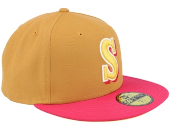 Seattle Mariners Glamour Pack 59FIFTY Panama Tan/Pink/Yellow