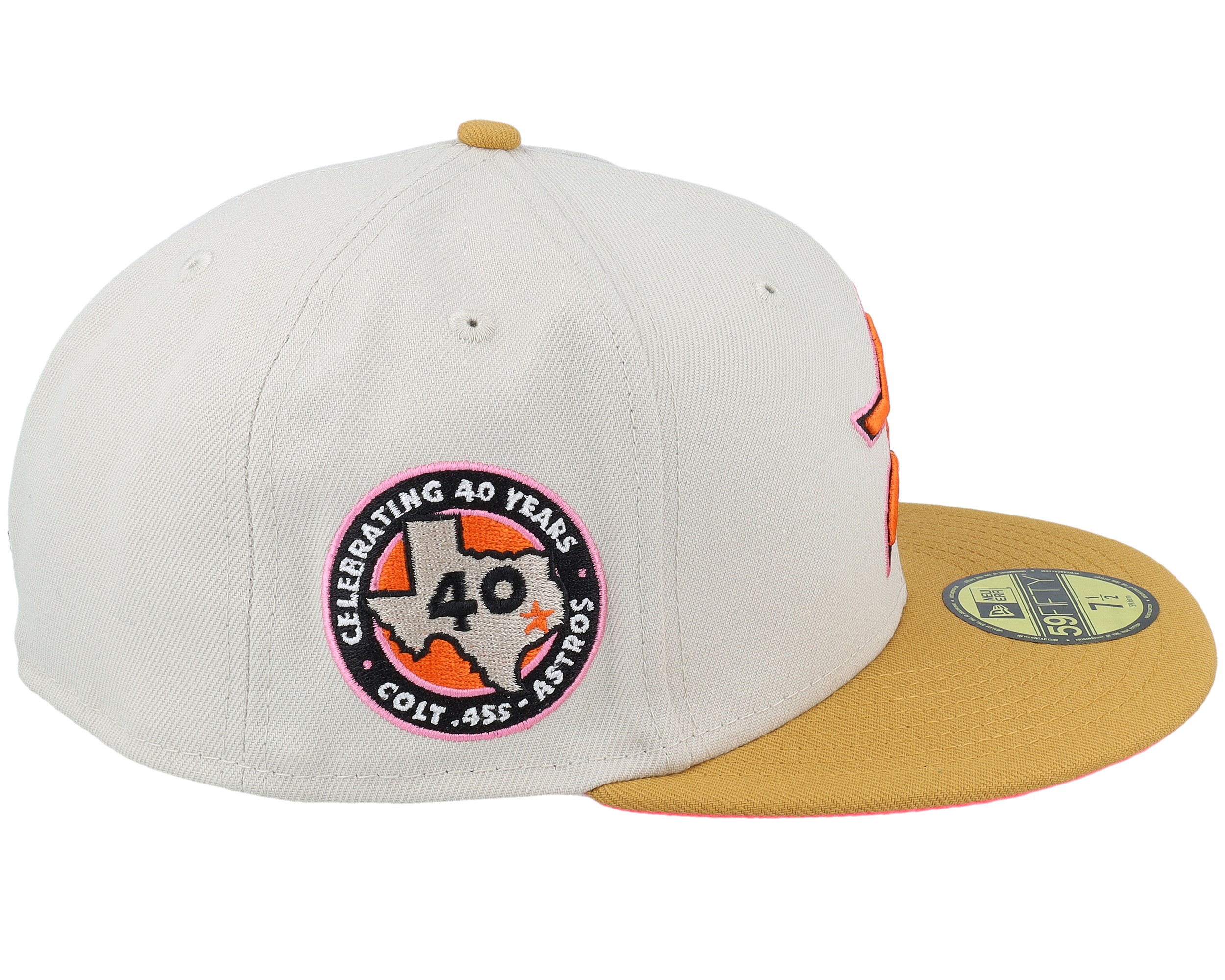 Houston Astros Squad 59FIFTY 40th Panama/Tan Fitted
