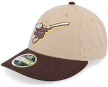 San Diego Padres Low Profile 59FIFTY Camel/Brown Fitted - New Era