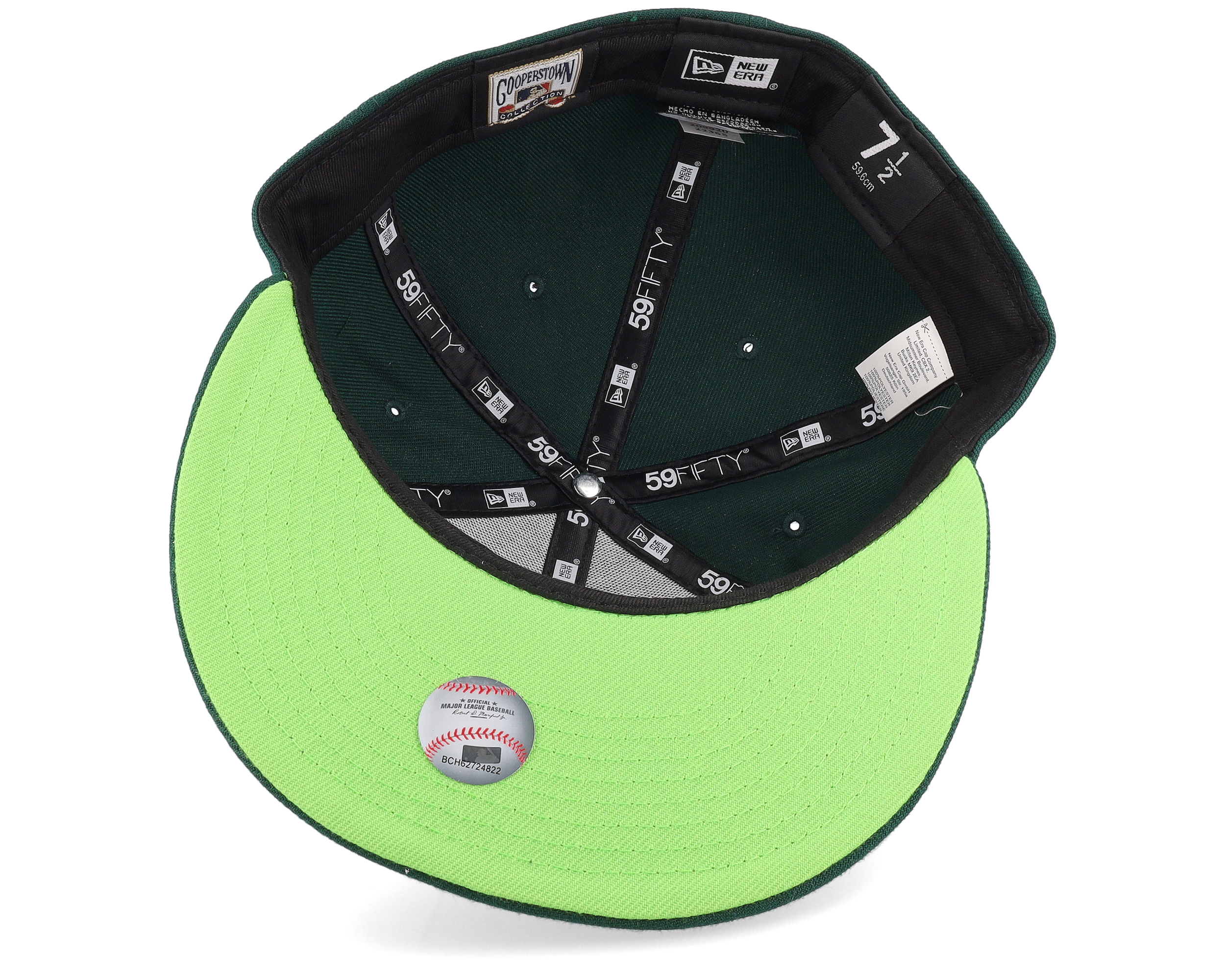 Cincinnati Reds Operator 59FIFTY Dark/Neon Green Fitted