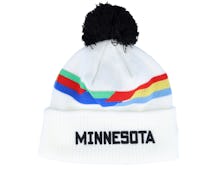 Minnesota Timberwolves Knit NBA City Edition 22 White Pom - New Era