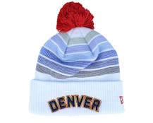 Denver Nuggets Knit NBA City Edition 22 Grey Pom - New Era