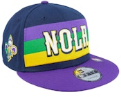 New Orleans Pelicans M 9FIFTY NBA City Edition 22 Navy Snapback