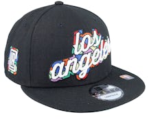 Lids LA Clippers Mitchell & Ness 2.0 Snapback Hat - Heathered Gray