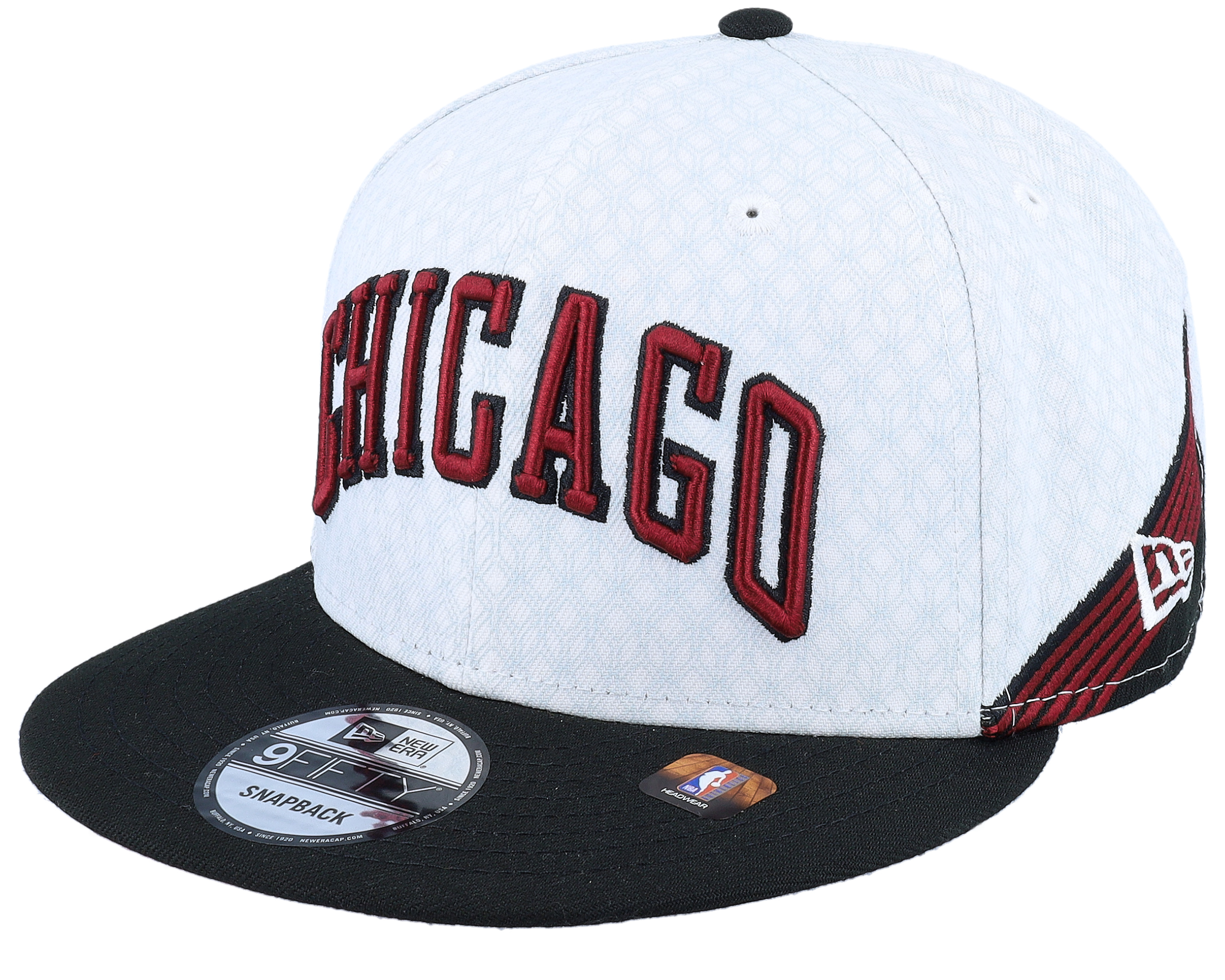 Chicago Bulls M 9FIFTY NBA City Edition 22 White/Black Snapback
