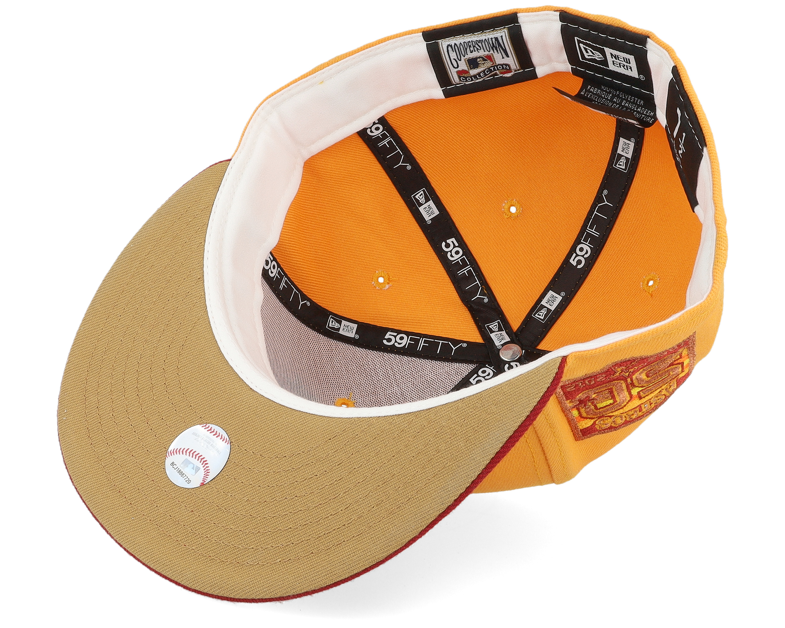 Online New Era Houston Astros Nohble Exclusive Orange Peach 05 World Series Fitted 7⅝