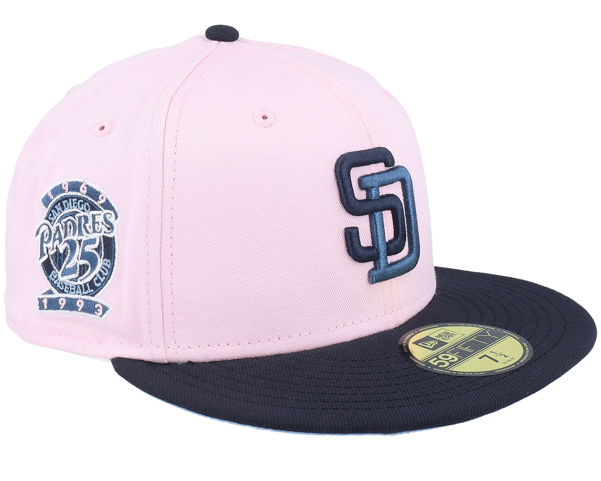 【US限定】NEW ERA 59FIFTY San Diego Padres 25th Pink/Navy San Diego Padres Indigo Milkshake 59FIFTY 25 Pink/Navy