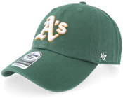 Oakland Athletics Clean Up Dark Green Dad Cap