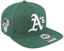 Oakland Athletics MLB Sure Shot Captain Dark Green Snapback - 47 Brand