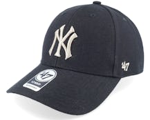 New York Yankees Ballpark 1 Mvp Black/Grey Adjustable - 47 Brand