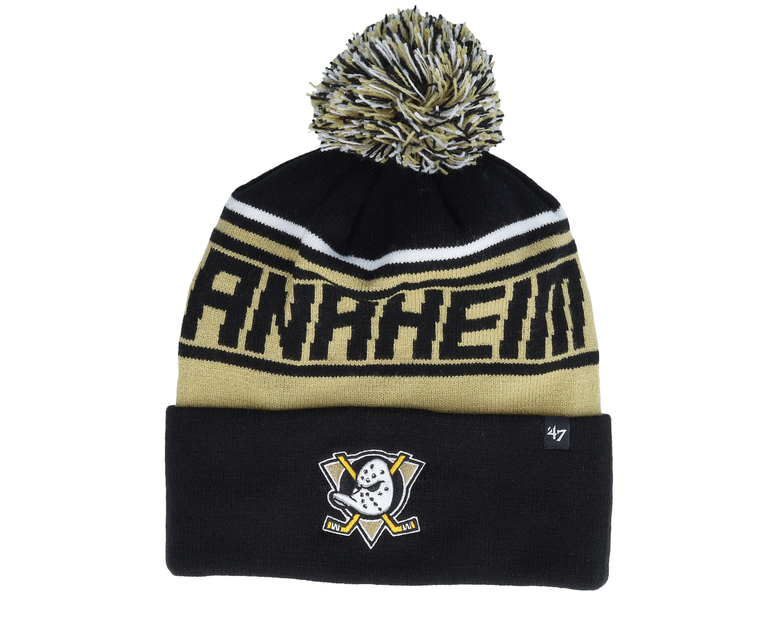 47 Brand Anaheim Ducks Watch Beanie Knitted Winter Hat With - View #5