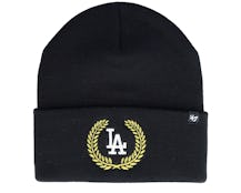 Los Angeles Dodgers MLB Laurel Metallic Black Cuff - 47 Brand