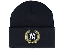 New York Yankees MLB Laurel Metallic Black Cuff - 47 Brand