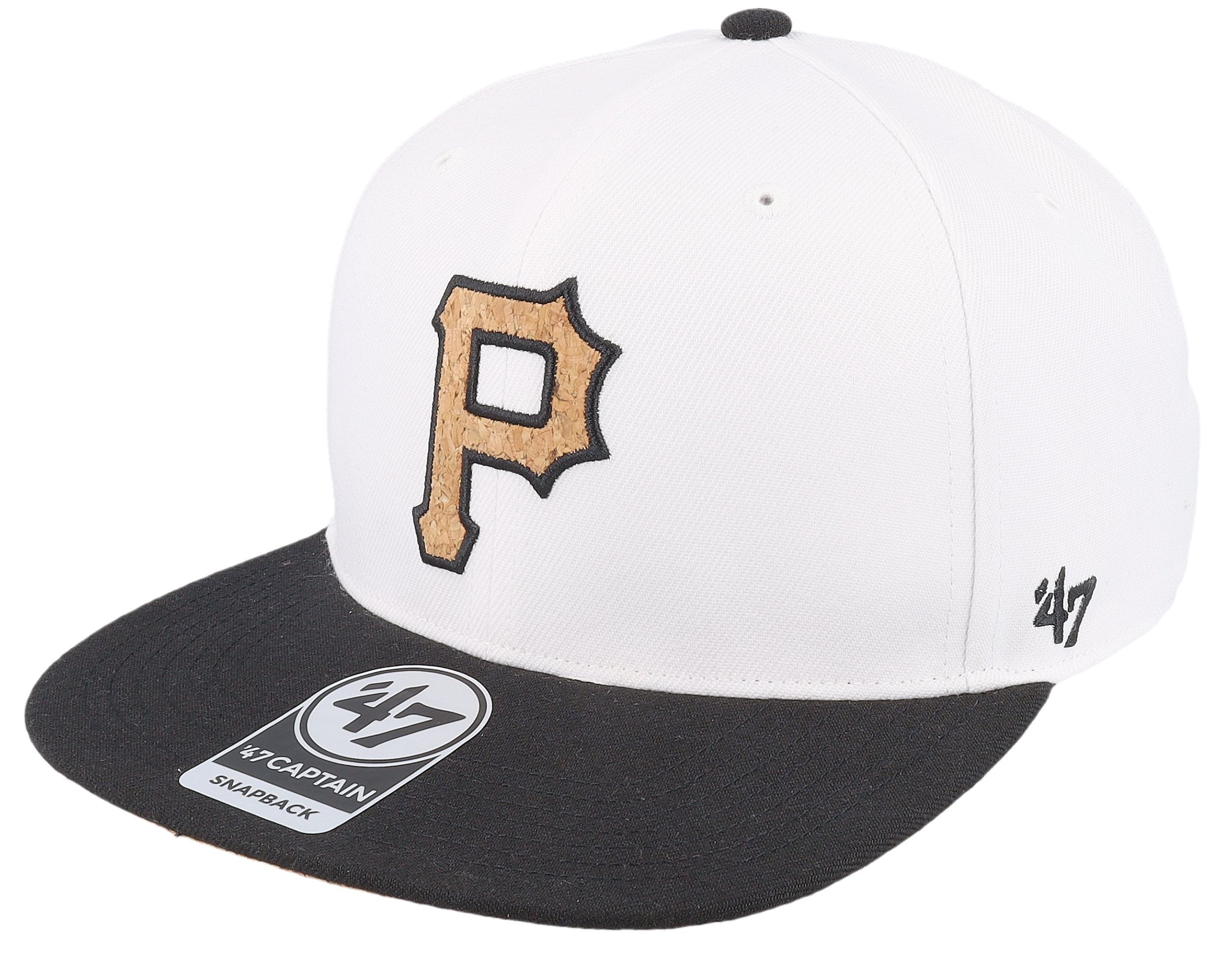 Pittsburgh Pirates MLB Corkscrew Captain White Snapback 47 Brand cap