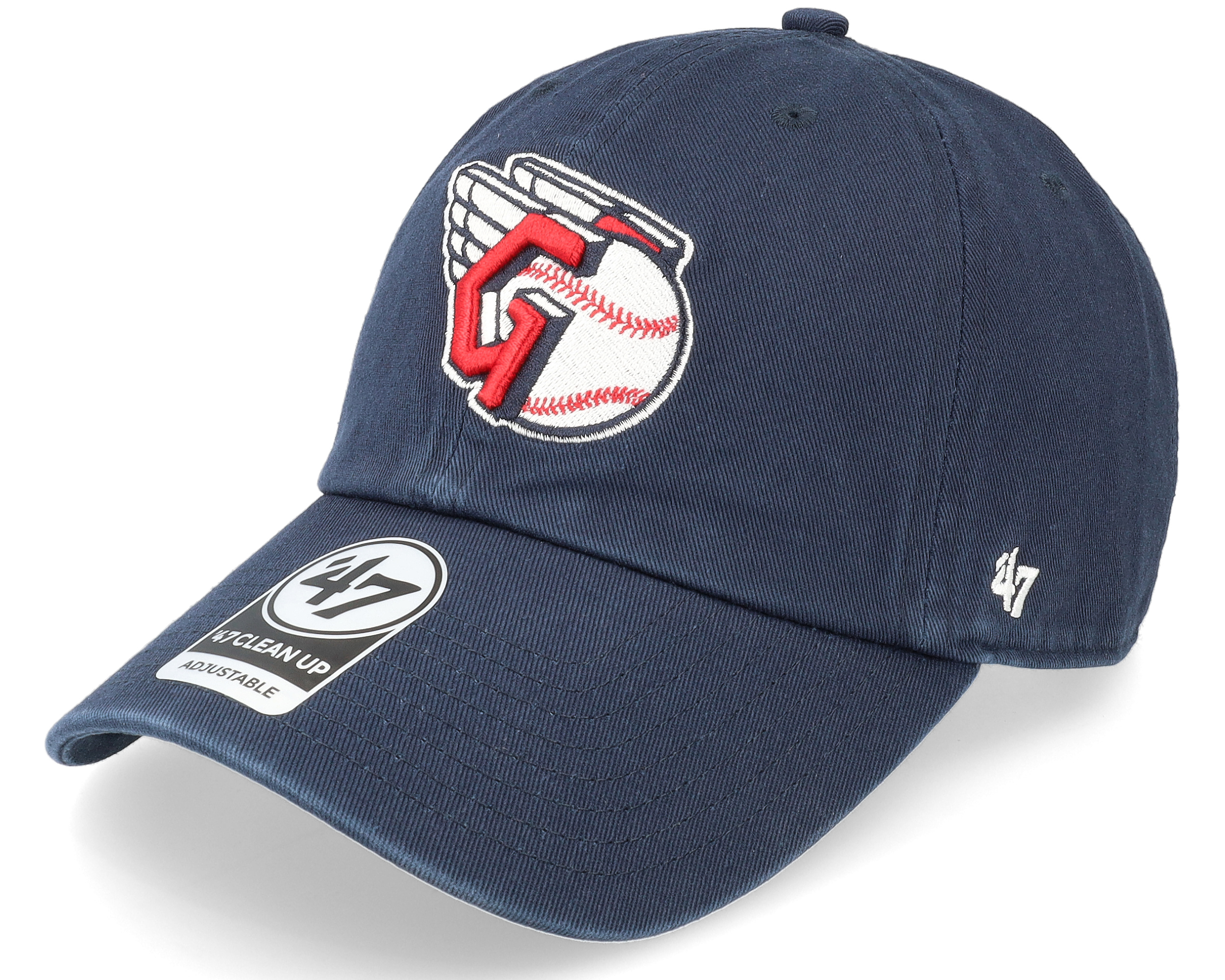 Cleveland Guardians Clean Up Navy Dad Cap - 47 Brand Cap ...