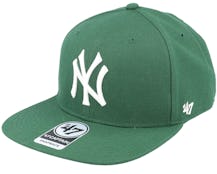 New York Yankees No Shot Captain Dark Green Snapback - 47 Brand