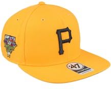 Pittsburgh Pirates MLB Sure Shot Under 47 Captain Gold Snapback - 47 Brand