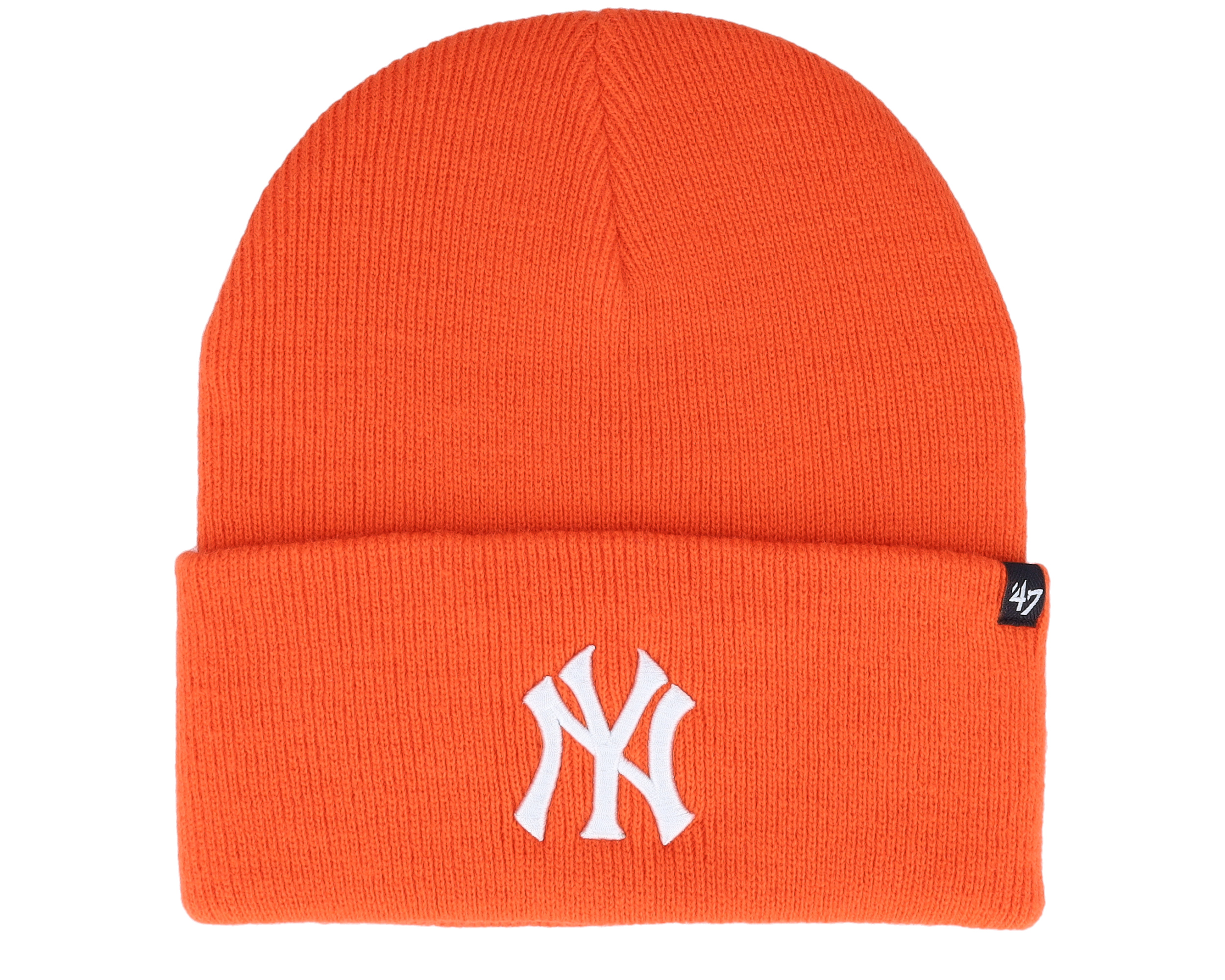 New York Yankees MLB Haymaker Thunder Orange Cuff - 47 Brand beanie ...