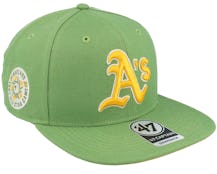 Oakland Athletics MLB Sure Shot Under 47 Captain Green Snapback - 47 Brand
