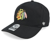 Chicago Blackhawks 47 Hitch Cap Black A-frame Adjustable