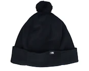 Kids Glacier Beanie Black Pom