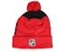 Kids Detroit Red Wings Stretchark Knit Red/Black Pom - Outerstuff
