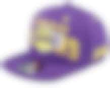 Kids Los Angeles Lakers Collegiate Arch Purple Snapback - Outerstuff