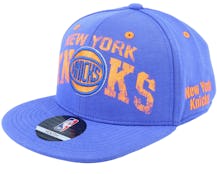 Kids New York Knicks Collegiate Arch Blue Snapback - Outerstuff