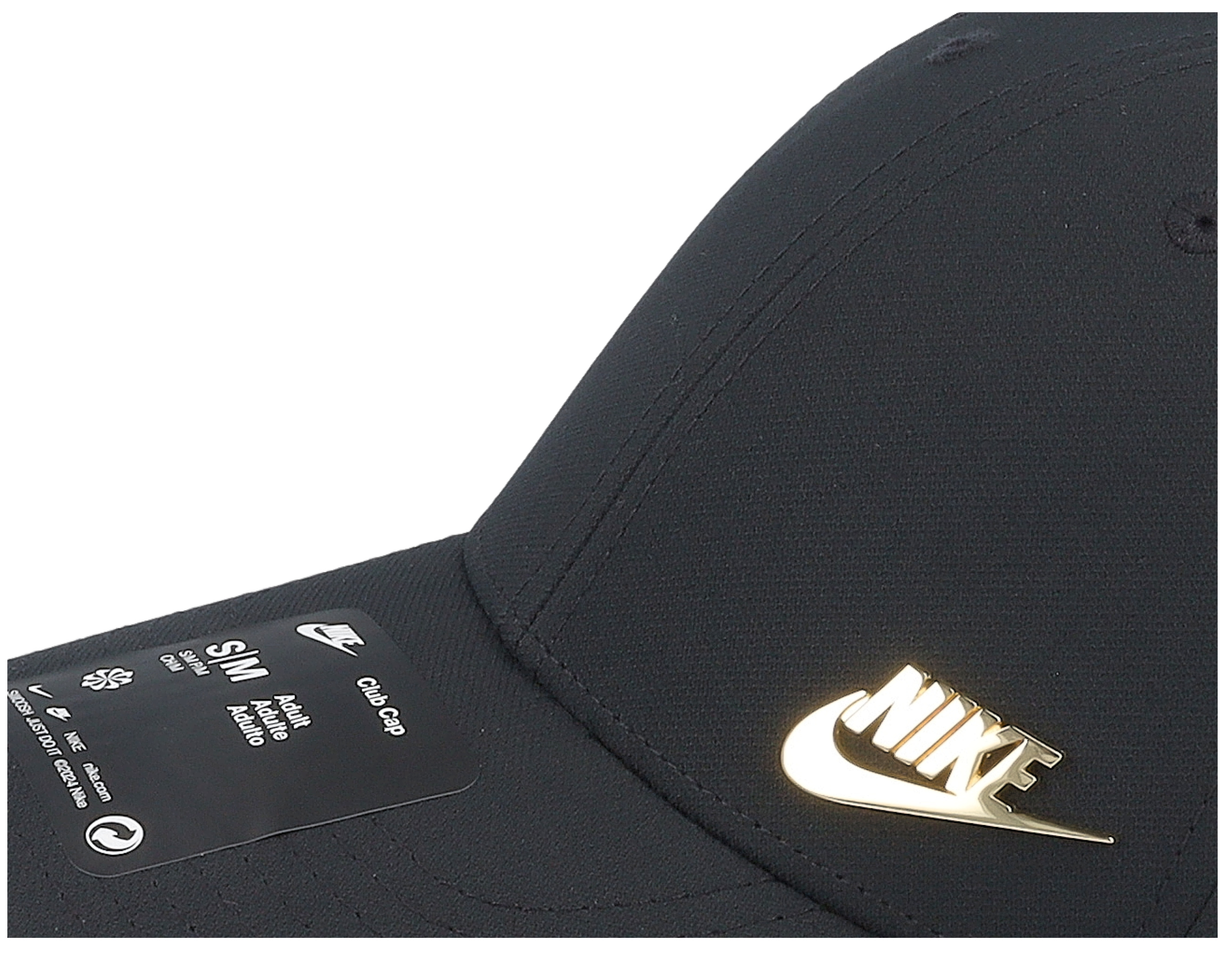 nike cap gold logo