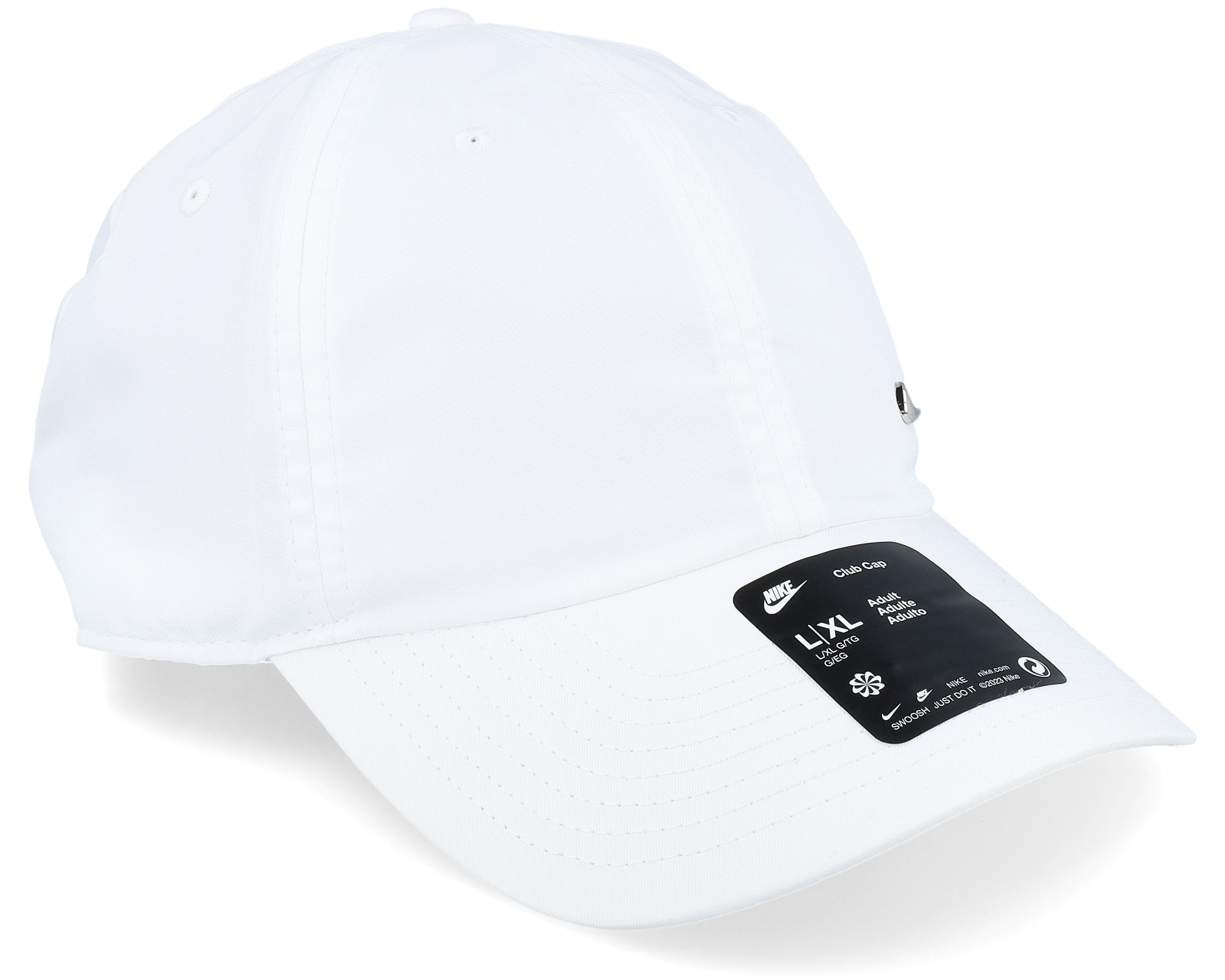Club Cap Metal Swoosh White/Metallic Silver Dad Cap