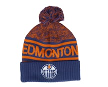Edmonton Oilers Authentic Pro Rink Aviator Blue/Orange Pom - Fanatics