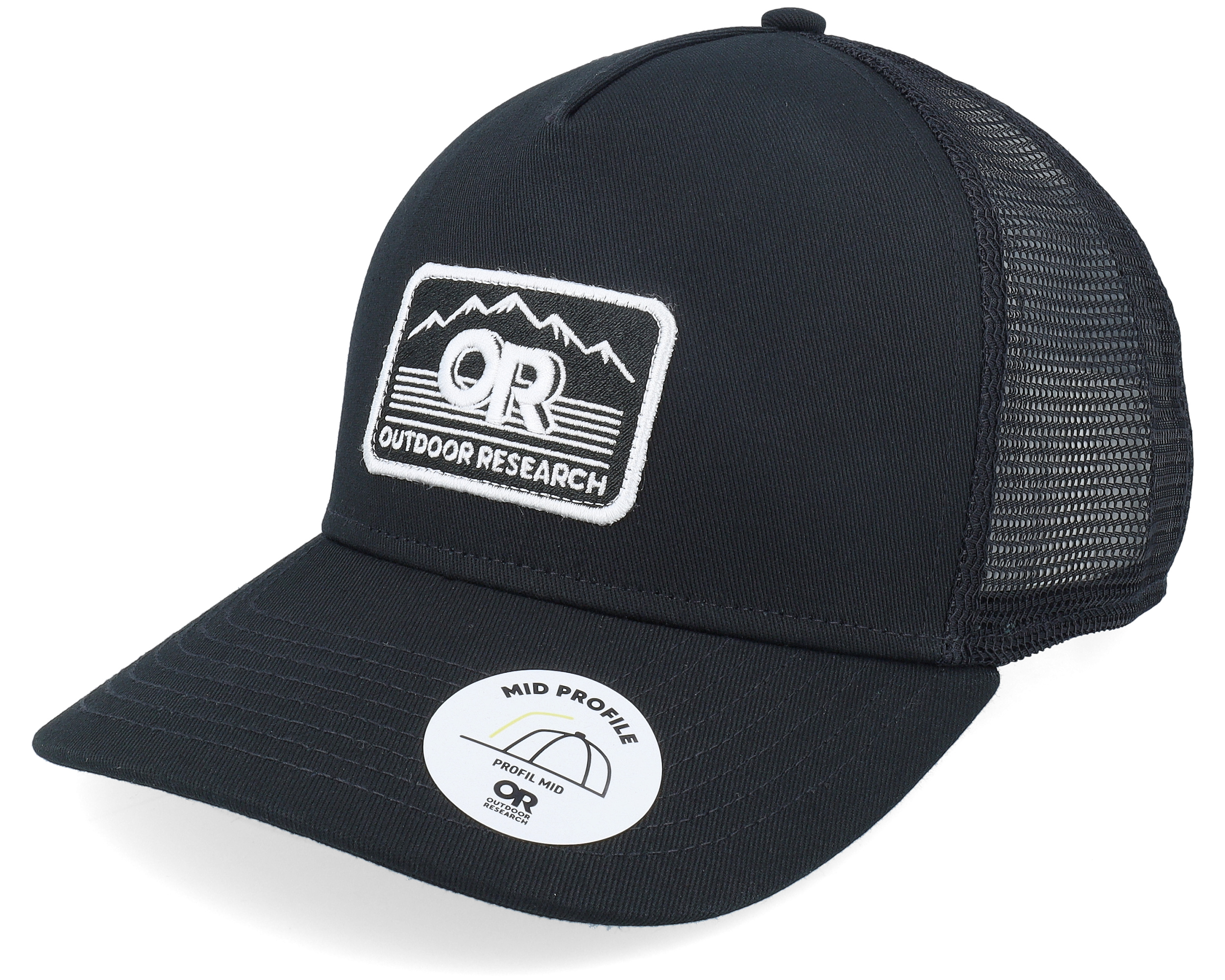Mountain Adventure Patch Toast/Black Trucker | Hatstore.com