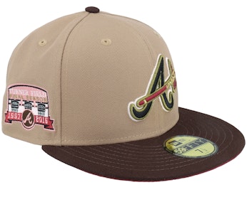 Atlanta Braves 59FIFTY Titan Beige/Brown Fitted