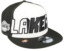 Los Angeles Lakers 9FIFTY NBA 23 Back Half White/Black Snapback - New Era